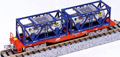 鉄道模型専門店 通販 コキ２００ UT11C(神岡鉱業)タンクコンテナ２個 